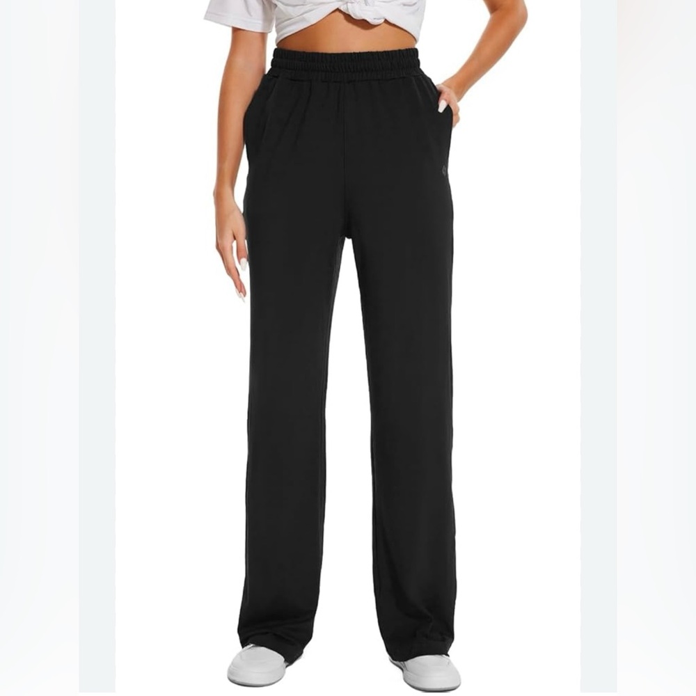 HOdo NWT 32 Inseam Womens Tall Yoga Sweatpants Lounge Yoga Pockets sz Small